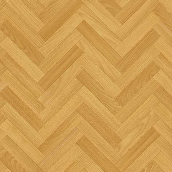 Beauflor Supreme Woods Beech Chevron Vinyl Flooring - 600L
