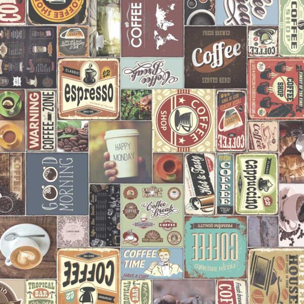 Coffee Time - Digitally Printed Vinyl Rolls
