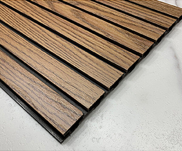 FP-239 Ash Fluted Panel Black Line