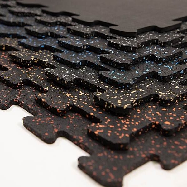 8mm PowerLock Rubber Gym Tiles